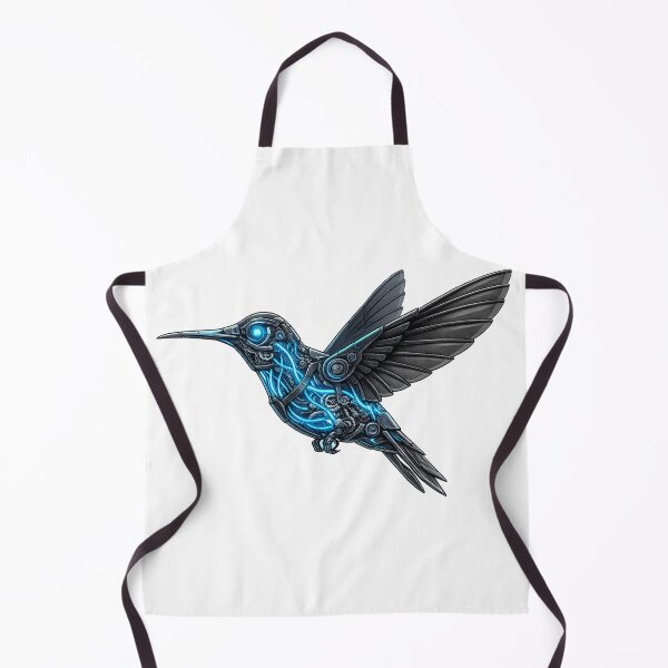 Item preview, Cybernetic Hummingbird - Mechanical Sci-Fi Drone Art designed and sold by krish-prints.