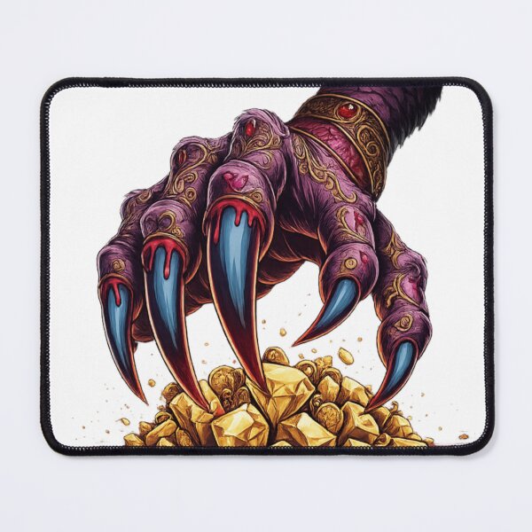 Item preview, Pay With Your Soul – Dark Fantasy Demon Hand Treasure Artwork designed and sold by AMIR PRO .