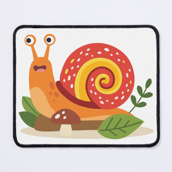 Item preview, Orange Snail with Red Spiral Shell designed and sold by BetweenForms.