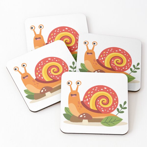 Item preview, Orange Snail with Red Spiral Shell designed and sold by BetweenForms.