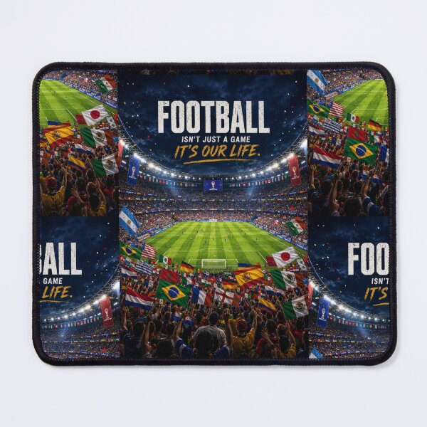 Item preview, Football World Cup Stadium Passion Poster designed and sold by ArtComixHaven.