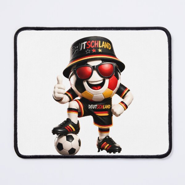 Item preview, Germany Soccer Mascot Funny Football Cartoon Graphic designed and sold by ArtSpark Studio.