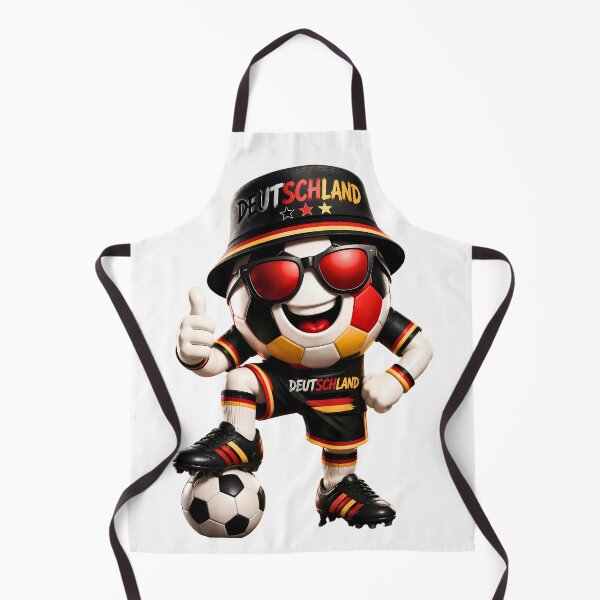 Item preview, Germany Soccer Mascot Funny Football Cartoon Graphic designed and sold by ArtSpark Studio.