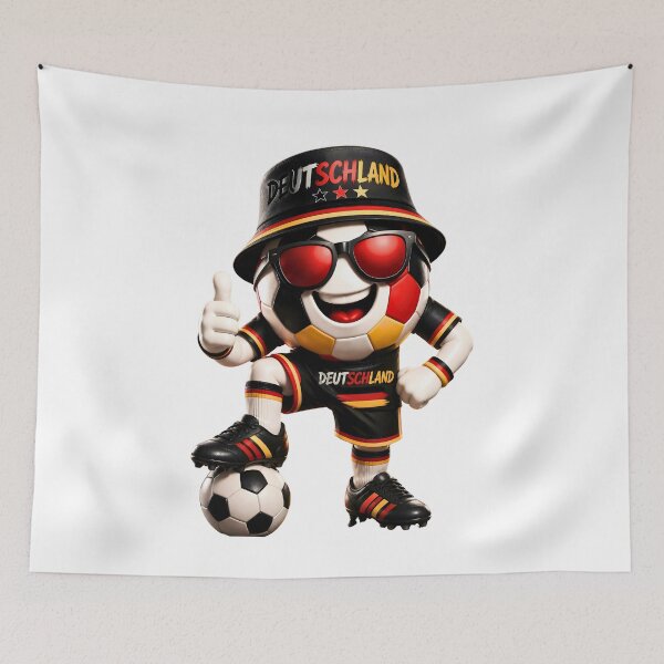 Item preview, Germany Soccer Mascot Funny Football Cartoon Graphic designed and sold by ArtSpark Studio.
