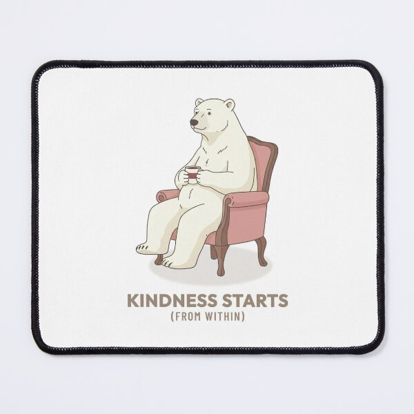 Item preview, Polar Bear Drinking Coffee – Cozy Vintage Animal Slow Living Illustration designed and sold by Cozy Vintage Animal.