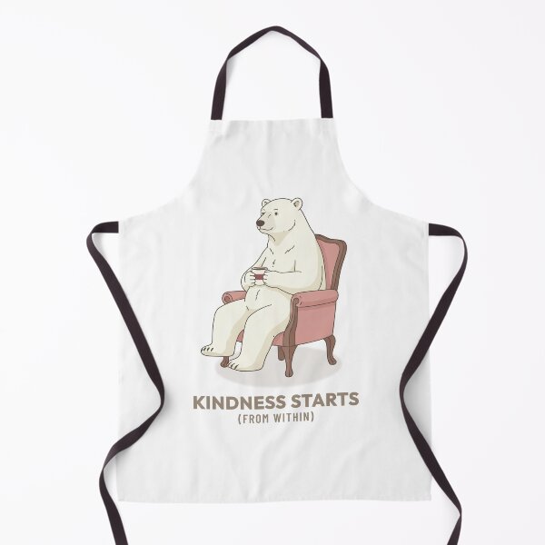 Item preview, Polar Bear Drinking Coffee – Cozy Vintage Animal Slow Living Illustration designed and sold by Cozy Vintage Animal.