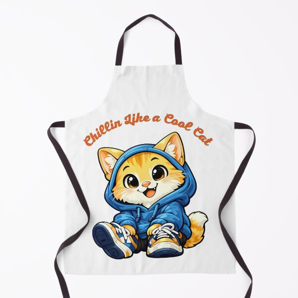 Item preview, Cute Cartoon Orange Cat in Hoodie – Cool Kawaii Cat Sticker Design designed and sold by ArtistryPulse90.