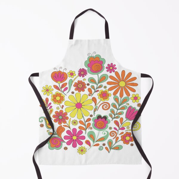 Item preview, Retro 70s Groovy Flower Bouquet - Psychedelic Floral Pop Art Print designed and sold by BestChoiceService.