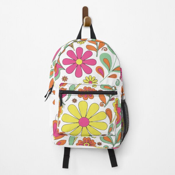 Item preview, Retro 70s Groovy Flower Bouquet - Psychedelic Floral Pop Art Print designed and sold by BestChoiceService.