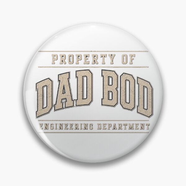 Item preview, Property of Dad Bod Engineering Dept - Funny Dad Shirt designed and sold by Drawn-Measured.
