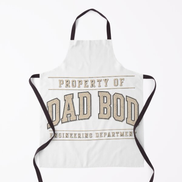 Item preview, Property of Dad Bod Engineering Dept - Funny Dad Shirt designed and sold by Drawn-Measured.
