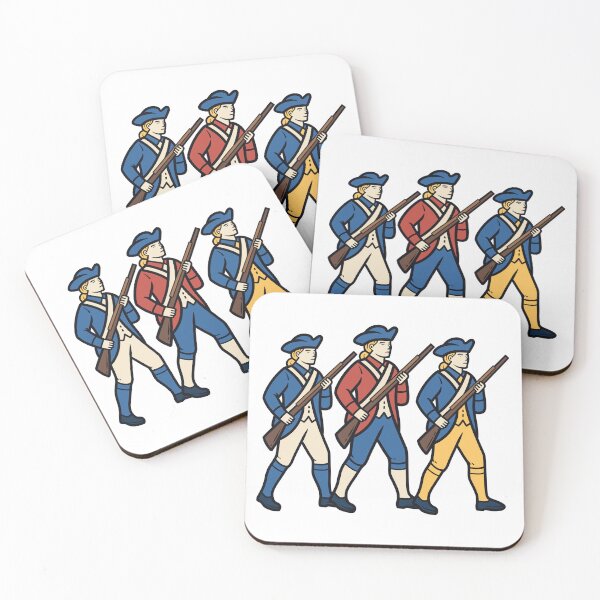 Item preview, American Revolutionary War Soldiers Marching designed and sold by Anne97s.