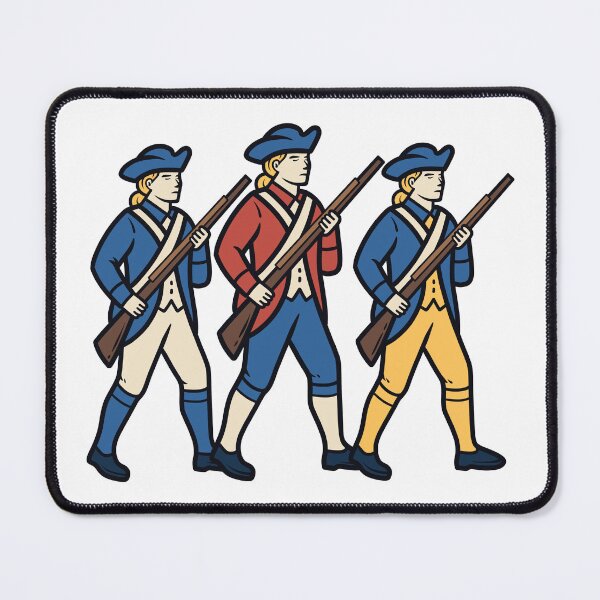 Item preview, American Revolutionary War Soldiers Marching designed and sold by Anne97s.