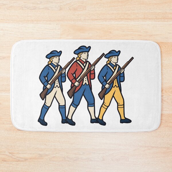 Item preview, American Revolutionary War Soldiers Marching designed and sold by Anne97s.
