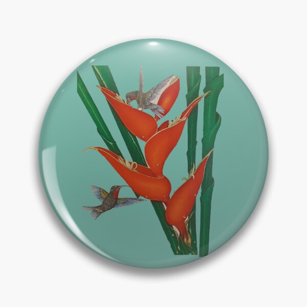 Artikelvorschau, exotischer Vogel, exotische Blume entworfen und verkauft von colorgallery11.