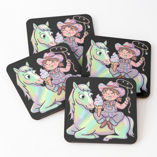 Item preview, Iridescent Equestrian Ice Cream Treat designed and sold by Emegan Print Art.