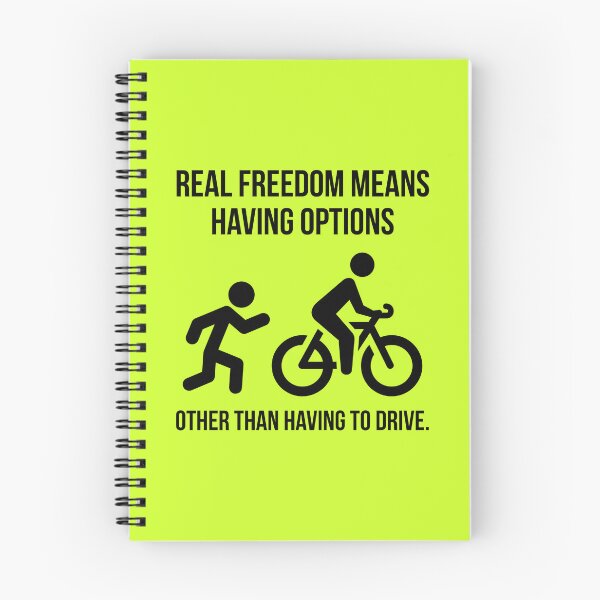 Item preview, Real freedom means having options other than having to drive.  designed and sold by Rachel the Artist .