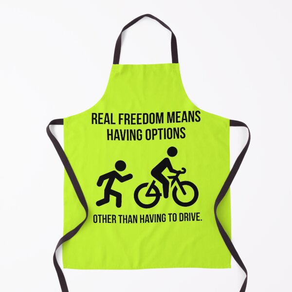 Item preview, Real freedom means having options other than having to drive.  designed and sold by Rachel the Artist .