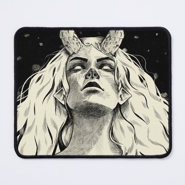 Item preview, Tiefling fantasy woman with horns designed and sold by anaislalovi.