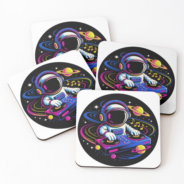 Item preview, Cosmic DJ Astronaut Spinning Beats in Space designed and sold by Johnny Holiday.