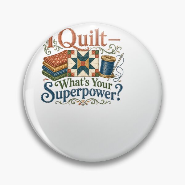 Item preview, I Quilt What's Your Superpower? - Funny Quilt designed and sold by BinAlgoPix.