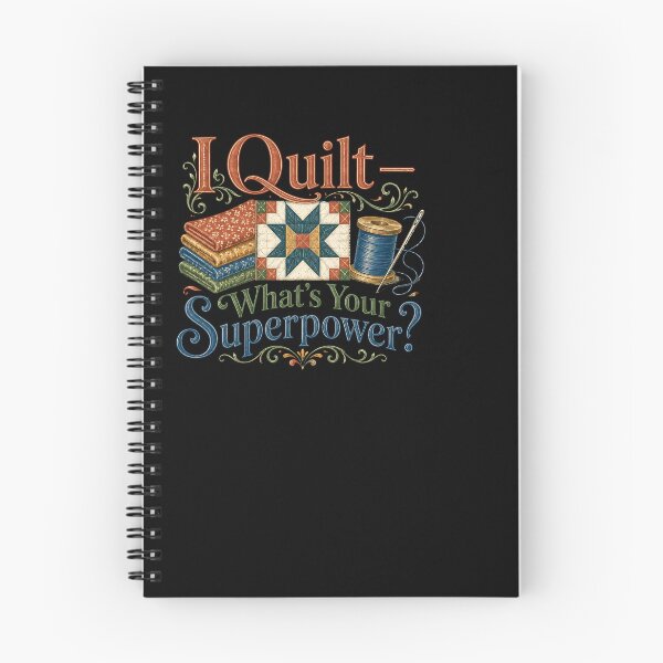 Item preview, I Quilt What's Your Superpower? - Funny Quilt designed and sold by BinAlgoPix.