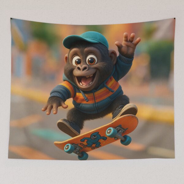 Item preview, Skater Western Lowland Gorilla designed and sold by Sillytoe.