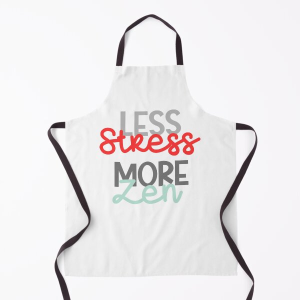 Item preview, Less Stress More Zen – Relaxing Positive Vibes Typography designed and sold by MyMysTShirts.