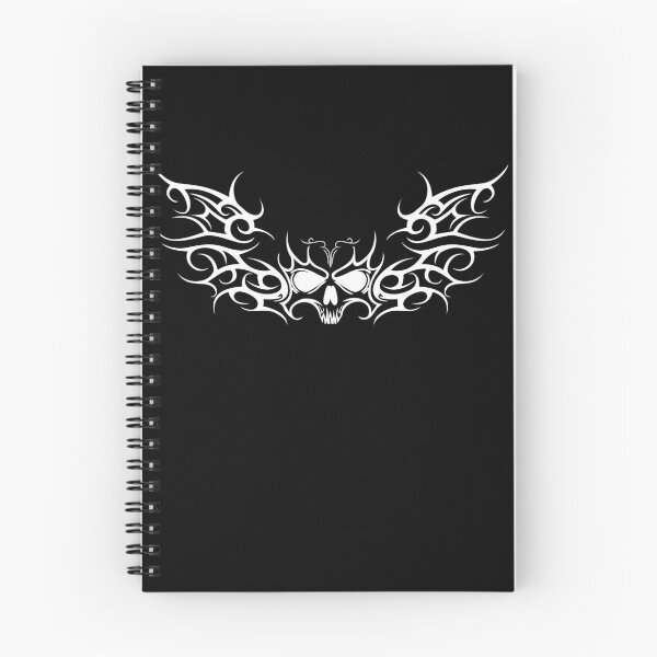Item preview, Skull silhouette with wings. Tribal cybergoth designed and sold by Tribalgothss.