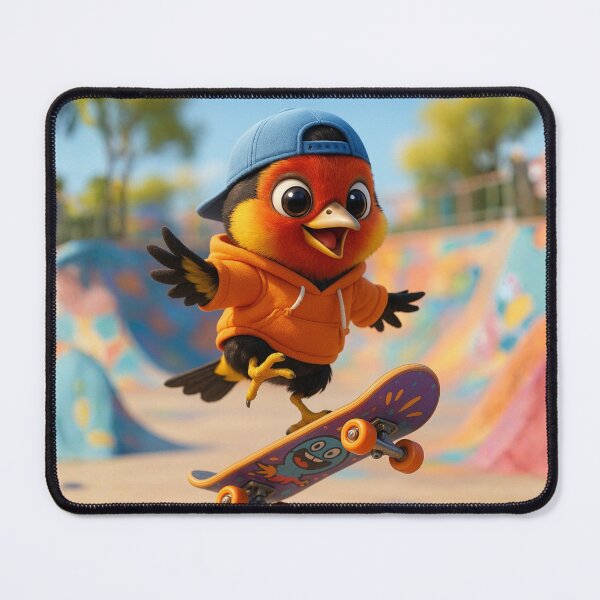 Item preview, Skater Western Tanager designed and sold by Sillytoe.