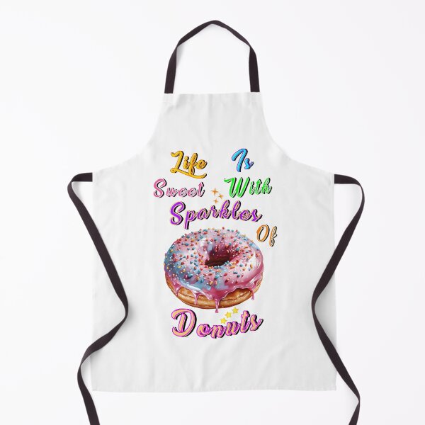 Item preview, Life Is Sweet With Sparkles Of Donuts designed and sold by bitcgiantcrab7.