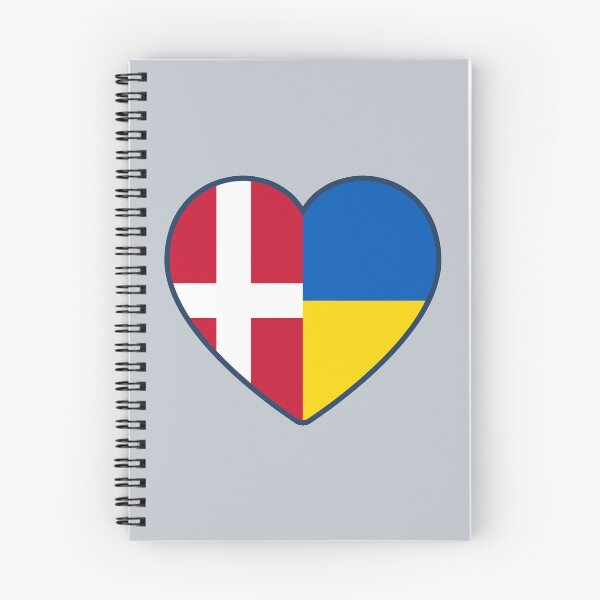 Item preview, Denmark Ukraine | 2 Nations 1 Heart designed and sold by sublimesun.