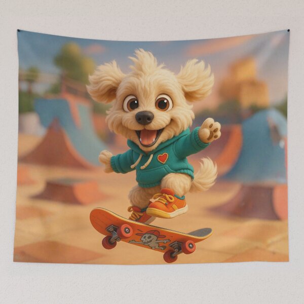 Item preview, Skater Westiepoo Dog designed and sold by Sillytoe.