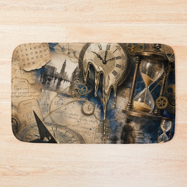 Item preview, Abstract Clock Collage designed and sold by DarVibe Designs.