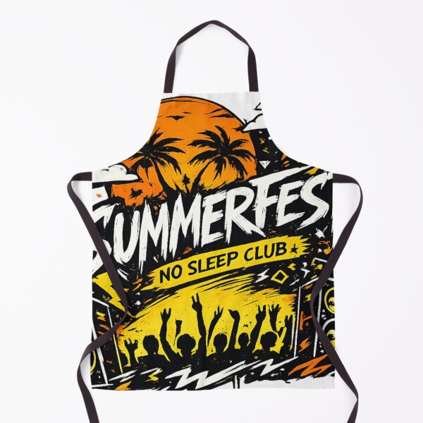 Item preview, SUMMERFEST – No Sleep Club | Festival Streetwear Graphic T-Shirt designed and sold by SplashPixel.