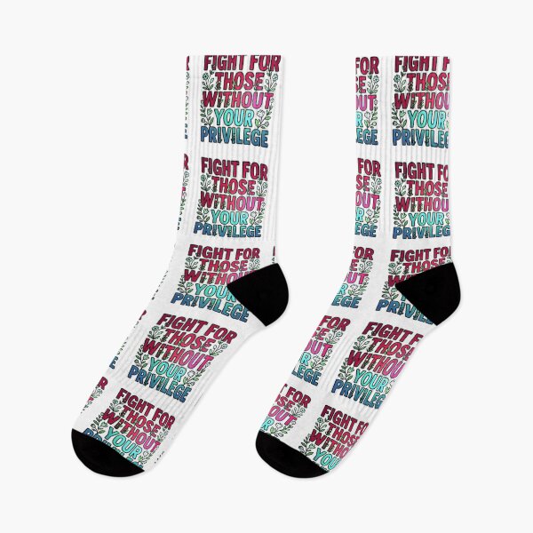 Item preview, Fight For Those Without Your Privilege - Motivational Typography Graphic T-Shirt designed and sold by MerchlyMike.
