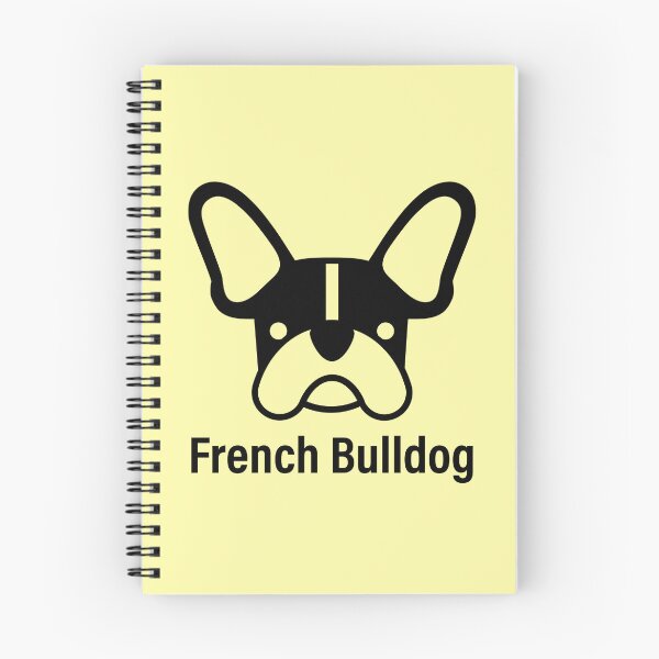 Item preview,  French bulldog logo in black with name designed and sold by Konopikyu.