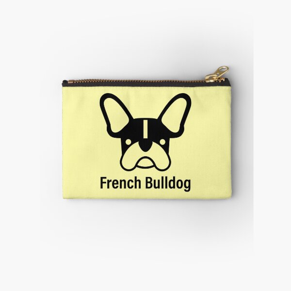 Item preview,  French bulldog logo in black with name designed and sold by Konopikyu.