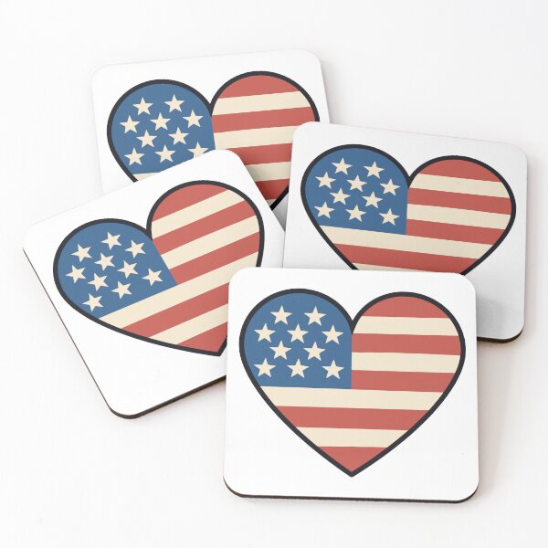Item preview, Patriotic American Flag Heart Sticke designed and sold by Anne97s.