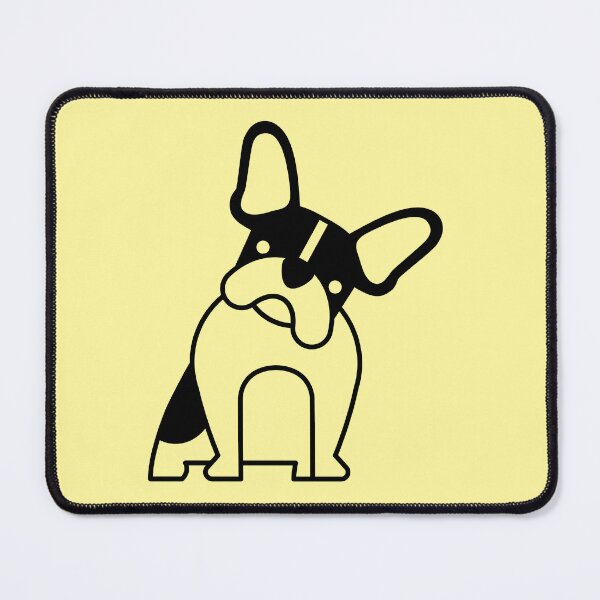 Item preview, French bulldog logo black designed and sold by Konopikyu.