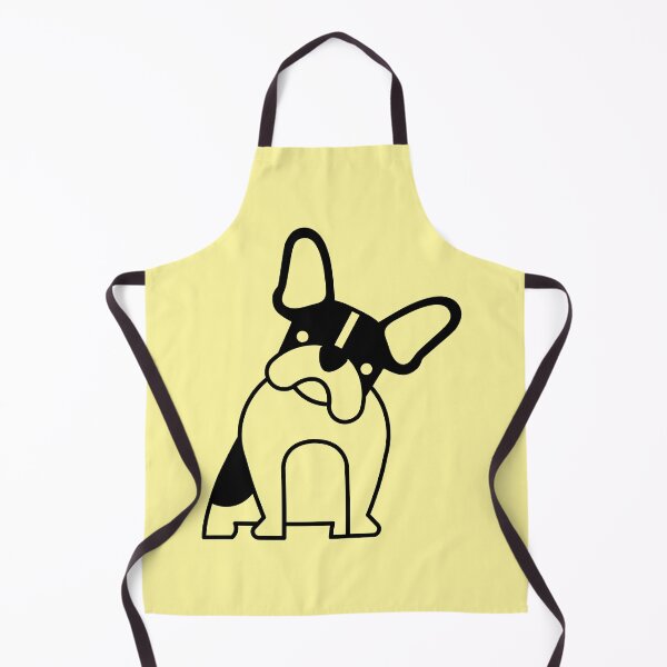 Item preview, French bulldog logo black designed and sold by Konopikyu.