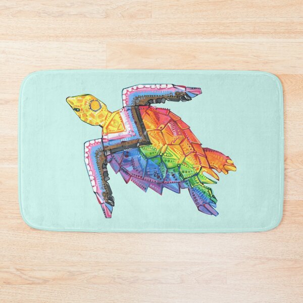 Item preview, Progress Pride Flag Sea Turtle designed and sold by Gwenn Seemel.