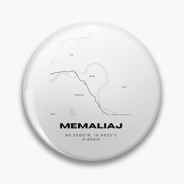 Item preview, Memaliaj Albania City Map Poster | Minimalist Travel Map Art designed and sold by RM-Journey.