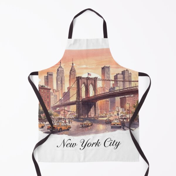 Item preview, New York City Skyline Vintage Travel Sticker designed and sold by Modefissi.