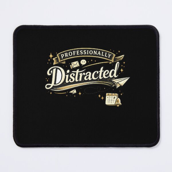 Item preview, Professionally Distracted designed and sold by CreativeTag.