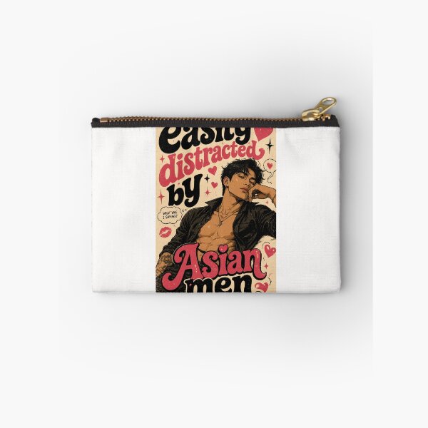 Item preview, Easy Distracted by Asian Men Retro Romance Typography designed and sold by Places On Earth.