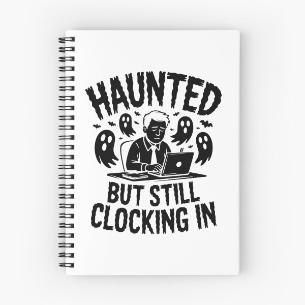 Item preview, Haunted But Still Clocking In designed and sold by theartfulaspie.