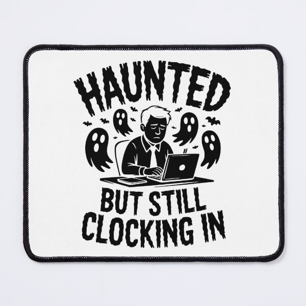 Item preview, Haunted But Still Clocking In designed and sold by theartfulaspie.