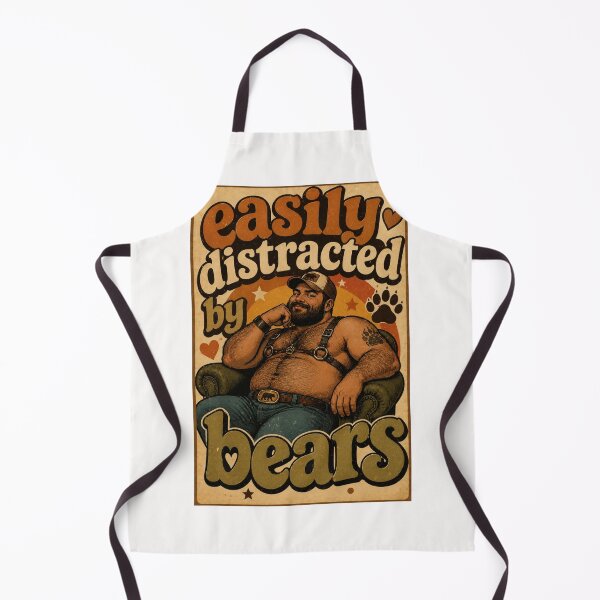 Item preview, Easy Distracted by Bears Vintage Bear Community Humor designed and sold by Places On Earth.