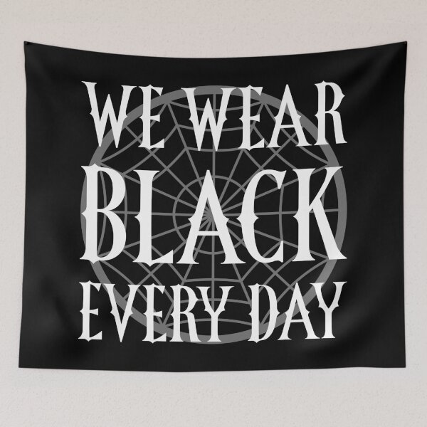 Item preview, on wednesday we wear black - we wear black every day designed and sold by XIOMOS.